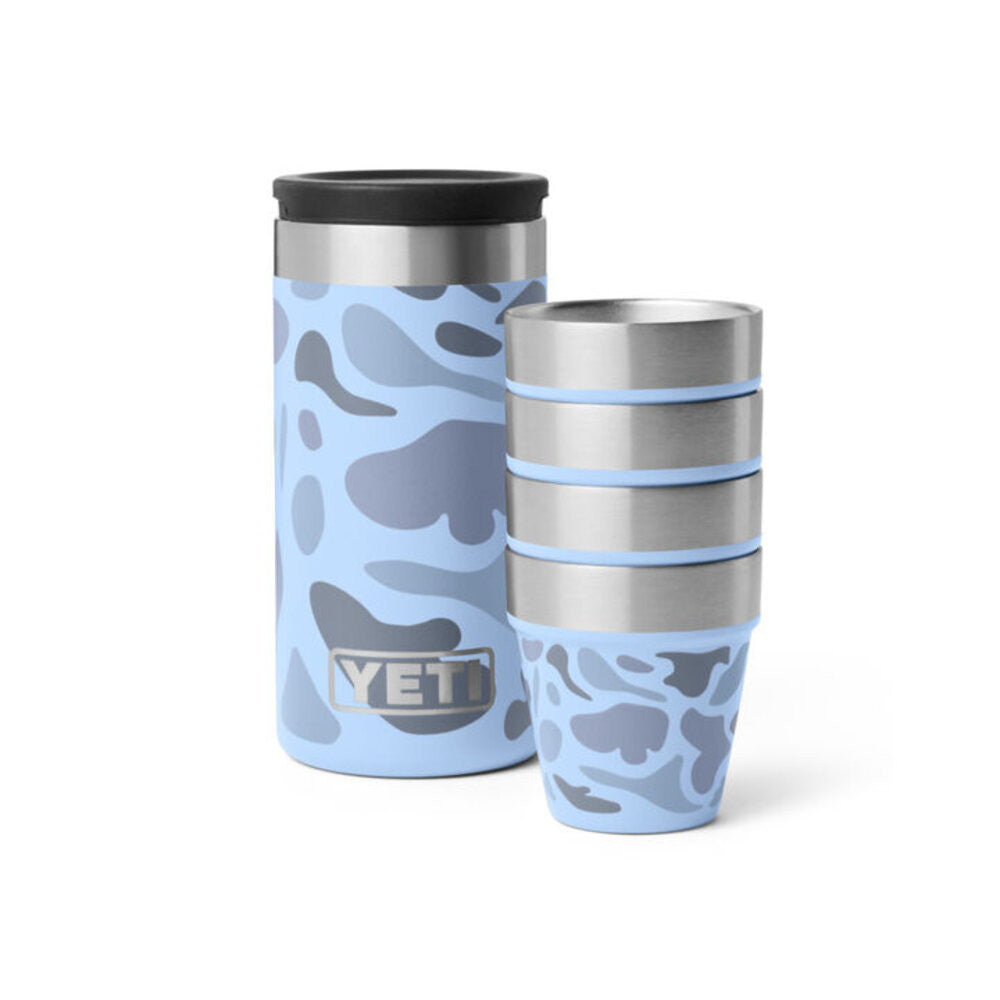 Yeti Blue Camo Shot Glasses and Case – Simpson Outfitters
