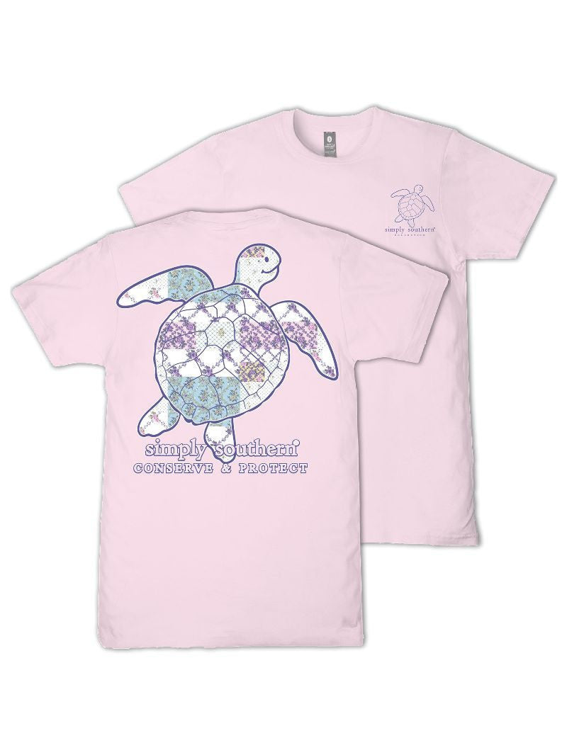 Simply Southern Women's Track Turtle 5 Tee