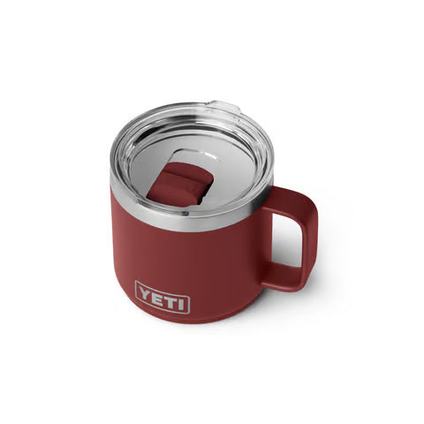Yeti Rambler 14oz Ceramic Lined Stackable Mug with MagSlider Lid - Stag Red