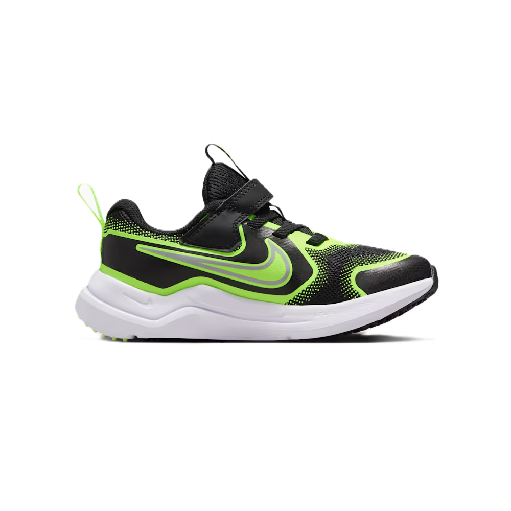 Nike Cosmic Runner Kids Shoes - Black/Wolf Grey/Volt Youth