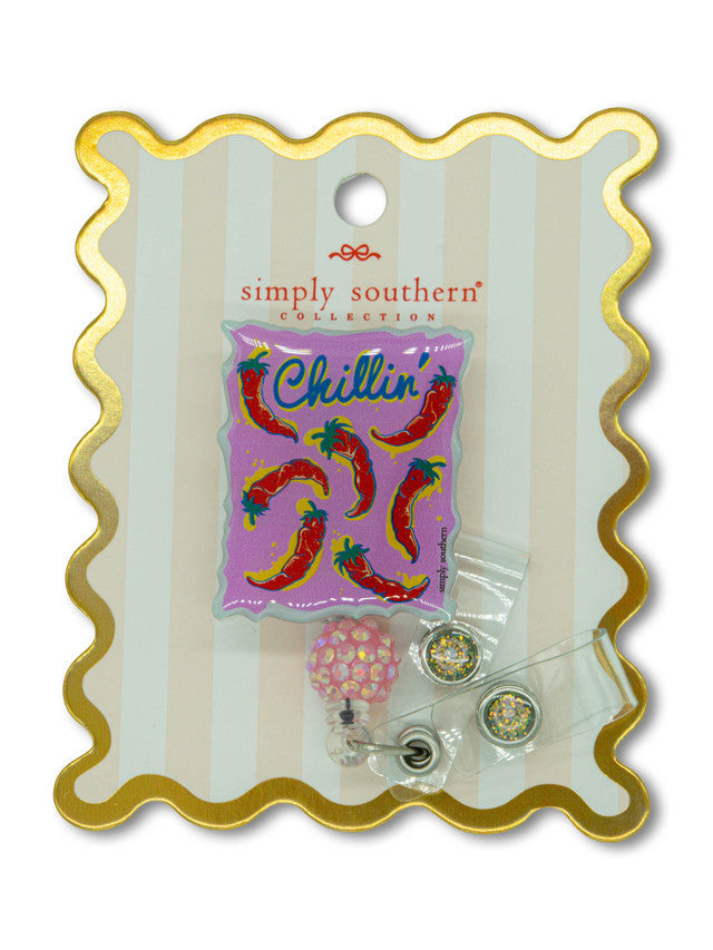 Simply Southern Chili Badge Reel