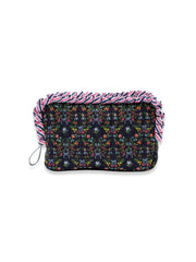 Simply Southern Quilted Cosmo Bag - Ruffled Ribbon Flowers