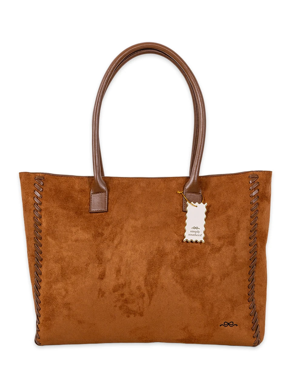Simply Southern Women's Emercy Brown Suede Bag