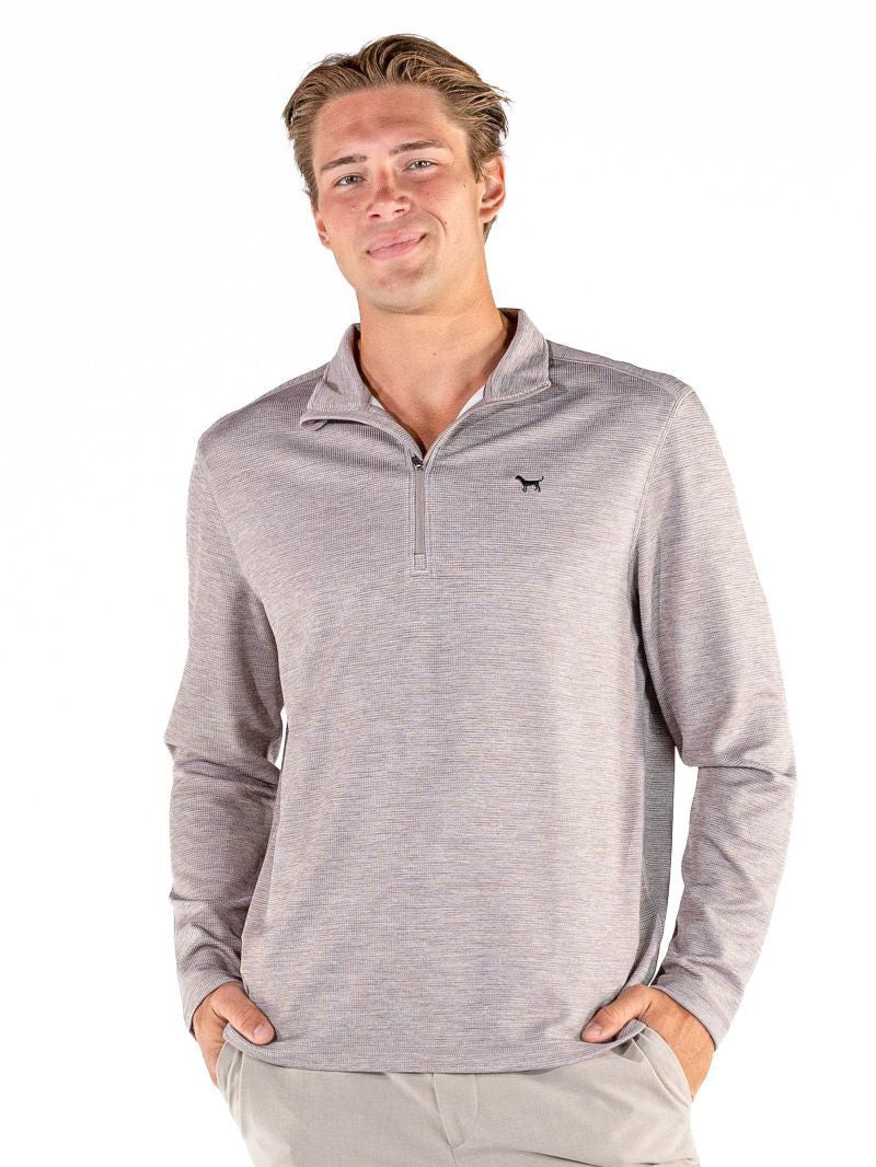 Simply Southern Men's Heather Quarterzip - Drift