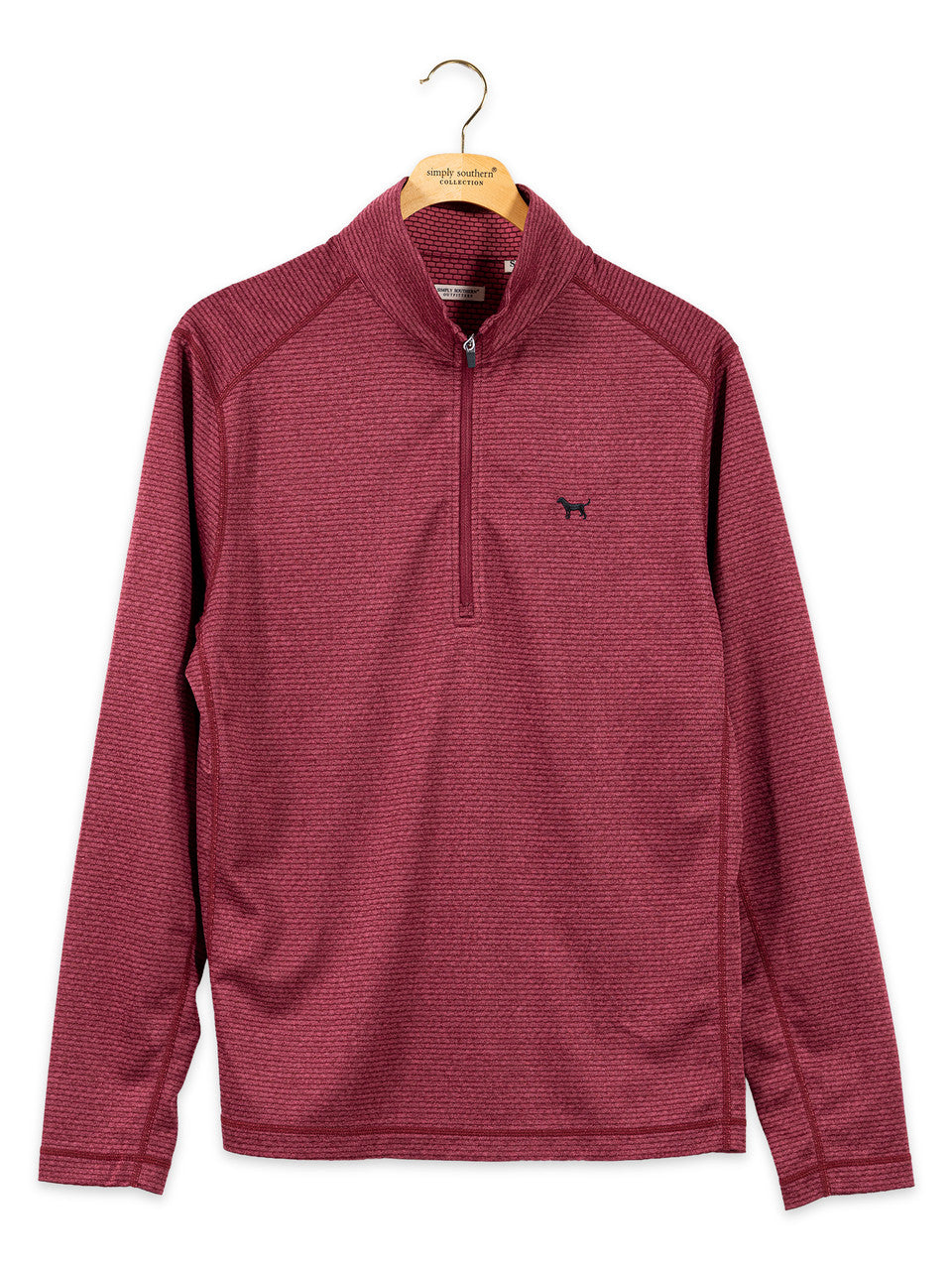 Simply Southern Men's Tech Quarterzip - Oxford