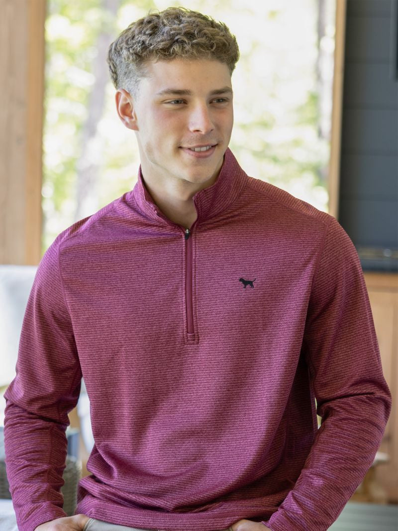 Simply Southern Men's Tech Quarterzip - Oxford