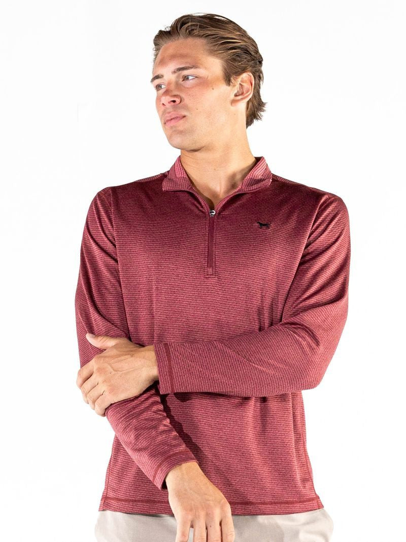Simply Southern Men's Tech Quarterzip - Oxford