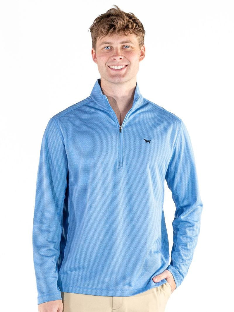 Simply Southern Men's Tech Quarterzip - Sky