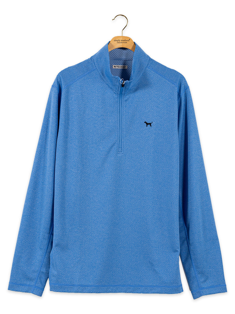 Simply Southern Men's Tech Quarterzip - Sky