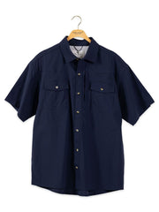 Simply Southern Men's Western Prep Quick Dry Shirt - Navy