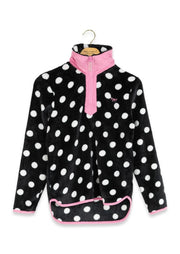 Simply Southern Youth Y-Neck Pullover - Black