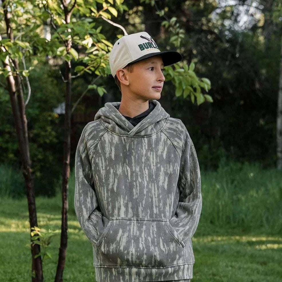 Burlebo Youth Boys Vintage Washed Hoodie
