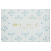 Eccolo Faith Floral Blue Prayer Cards