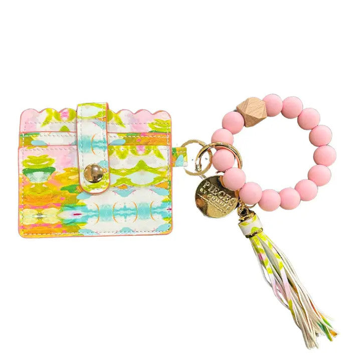 Laura Park Palm Beach Keychain Wristlet Wallet