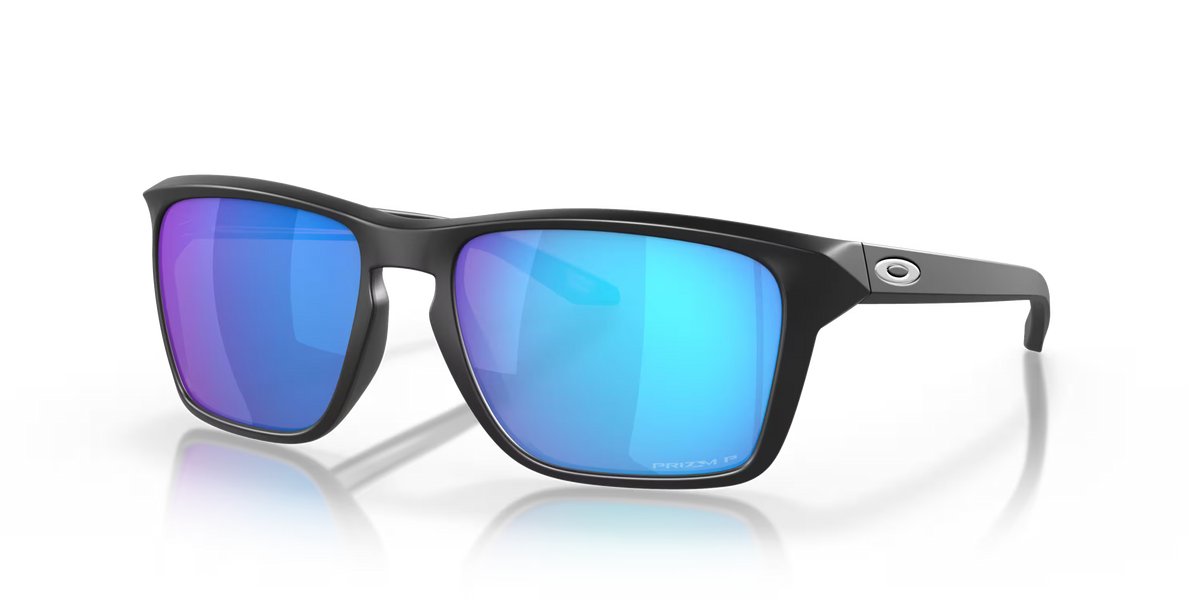 Oakley Sylas Polarized Sunglasses - Matte Black/Prizm Sapphire