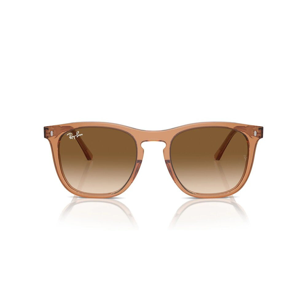 Ray-Ban Square Sunglasses – Transparent Brown/Brown