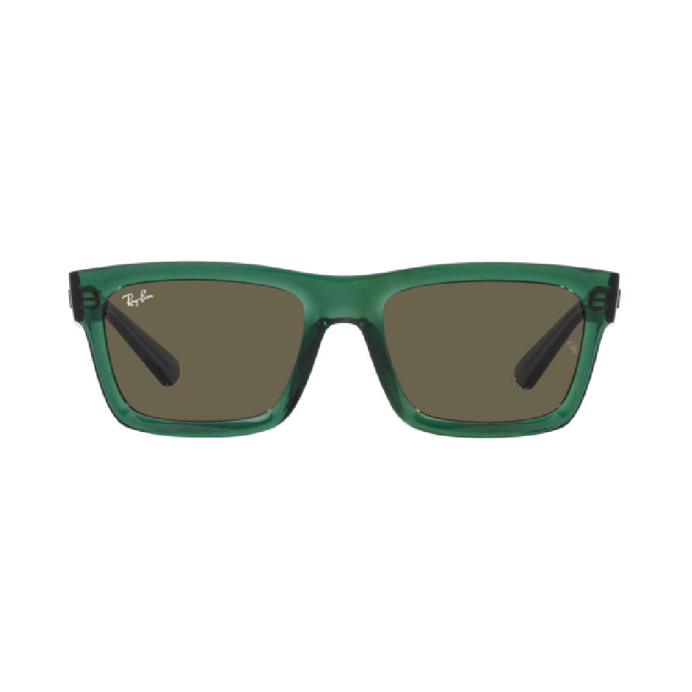 Ray-Ban Warren Transparent Green Frame & Brown Lenses Sunglasses