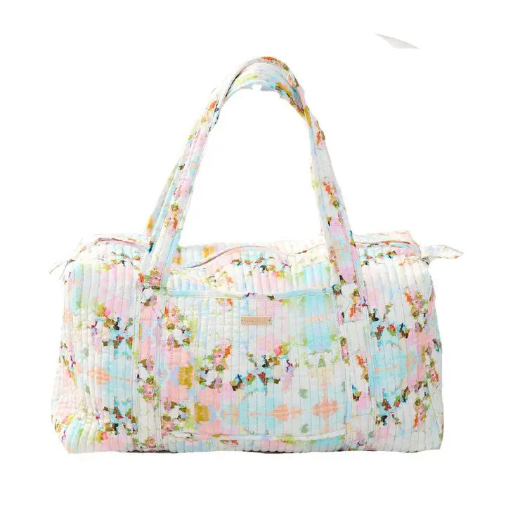 Laura Park Brooks Avenue Quilted Signature Duffle Bag