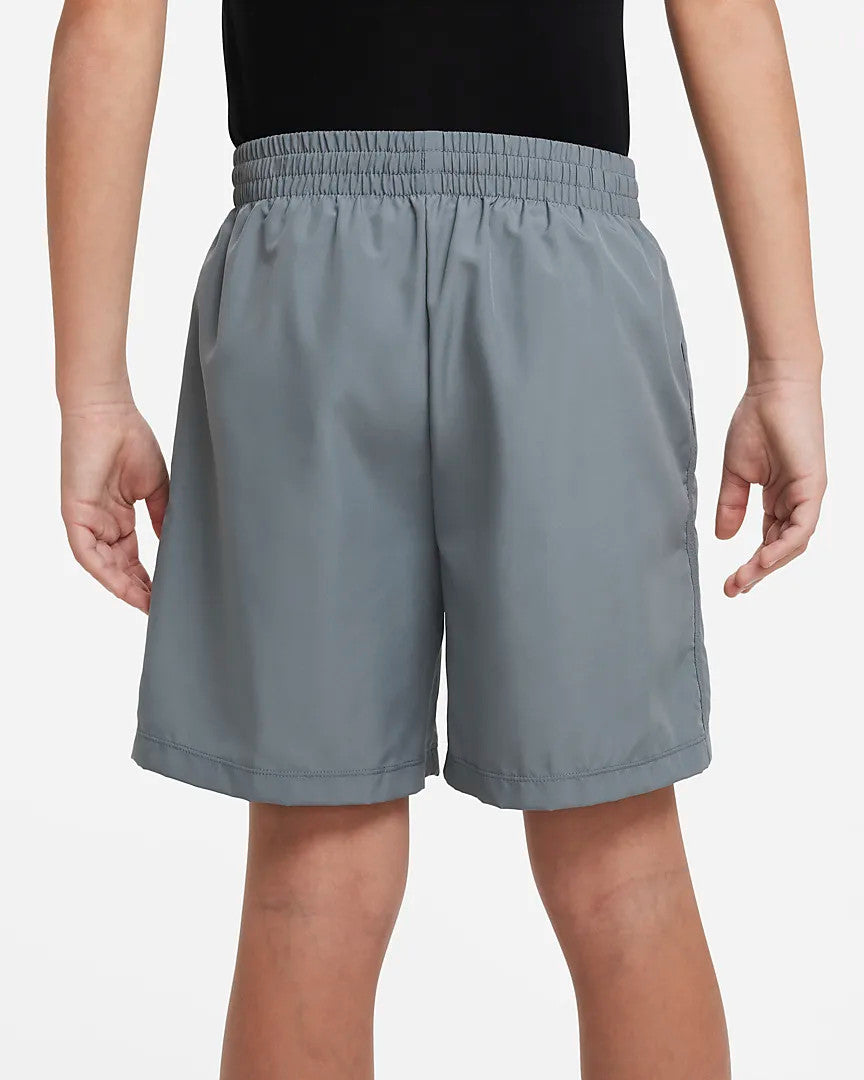 Nike Dri-FIT Multi+ Big Kids' (Boys') Training Shorts- Smoke Grey/White