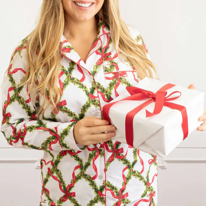 8 Oak Lane Women's Deck the Halls Flannel PJ Set