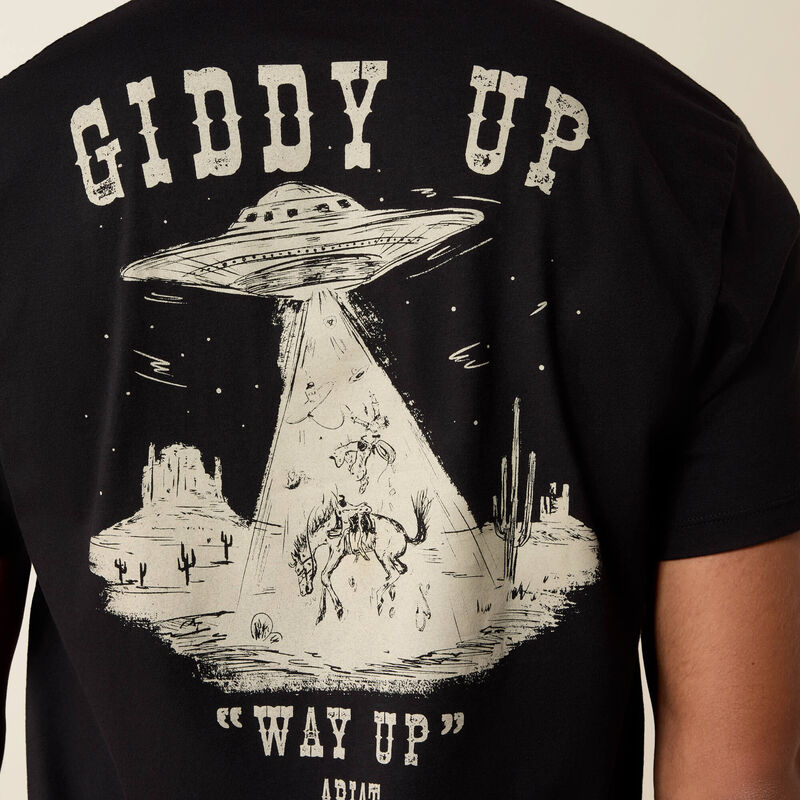 Ariat Men's Cowboy Way Up Tee - Black