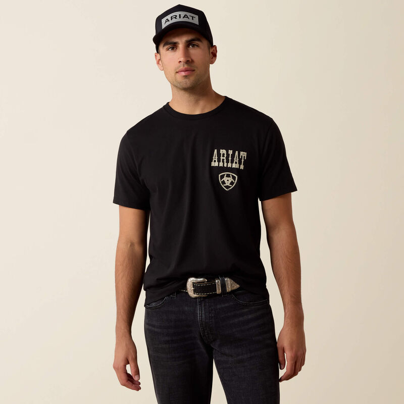 Ariat Men's Cowboy Way Up Tee - Black
