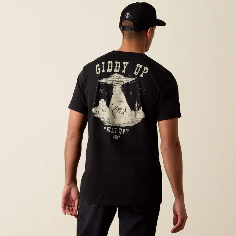 Ariat Men's Cowboy Way Up Tee - Black