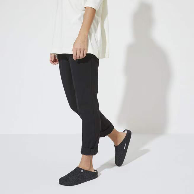 Birkenstock Zermatt Shearling Slippers - Anthracite