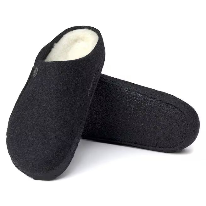 Birkenstock Zermatt Shearling Slippers - Anthracite