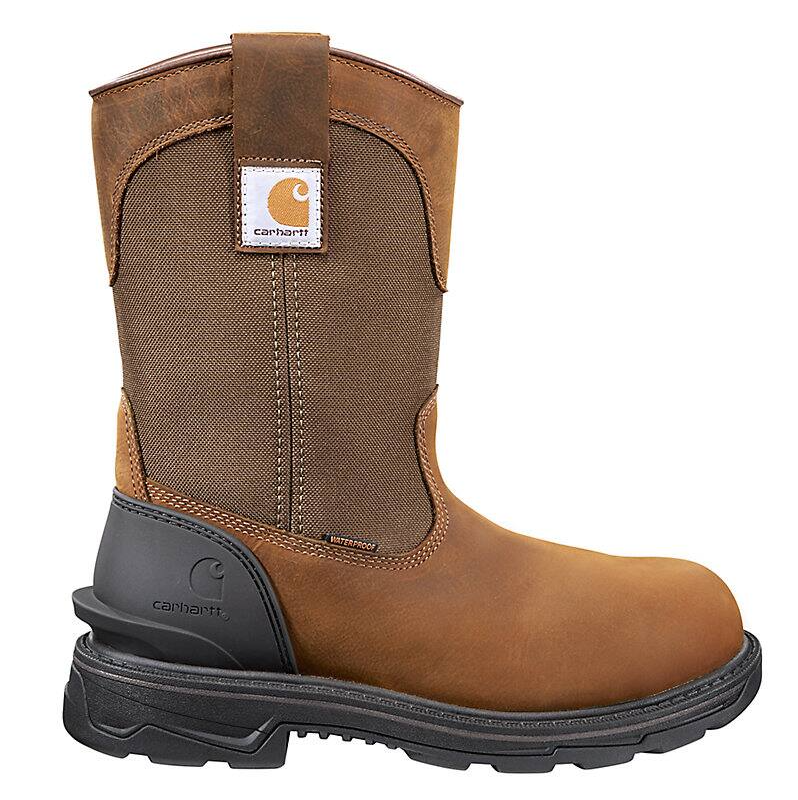 Carhartt Ironwood Waterproof 11" Soft Toe Wellington - Bison Brown Oil Tan