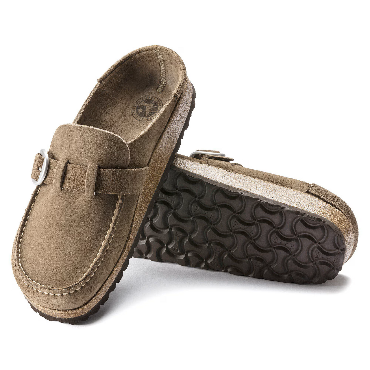 Birkenstock Buckley Suede Grey Taupe Clog
