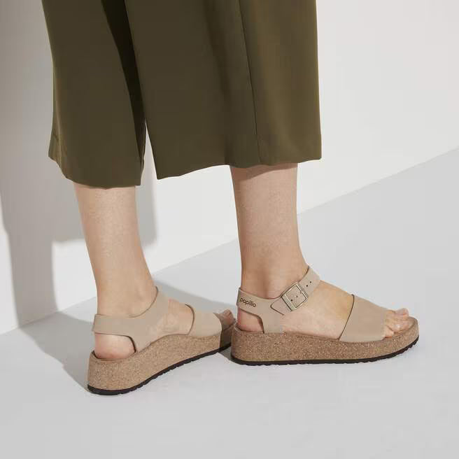 Birkenstock Glenda Nubuck Leather Women's Sandals - Sandcastle
