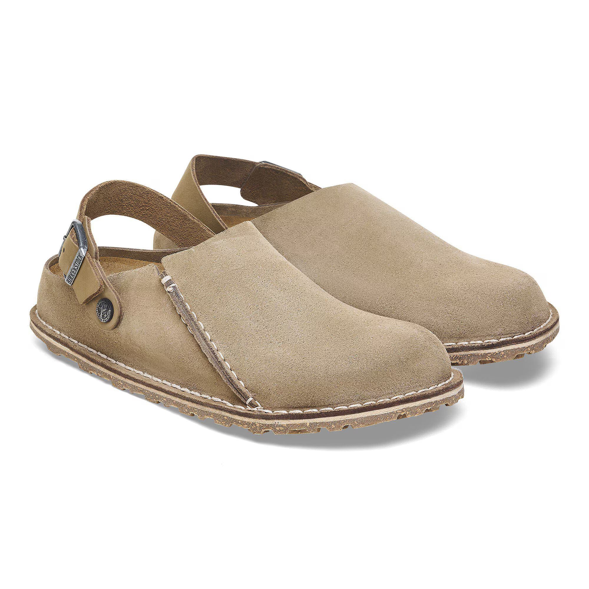 Birkenstock Lutry Premium Suede - Grey Taupe