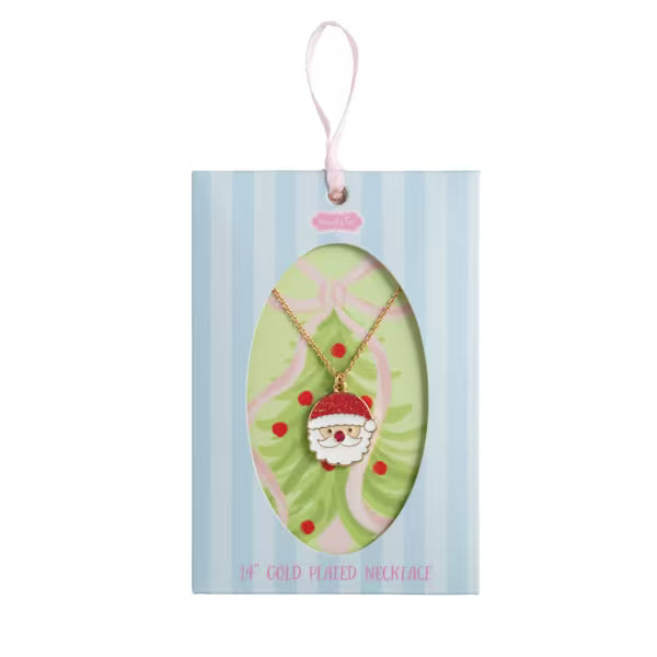 Mud Pie Santa Necklace