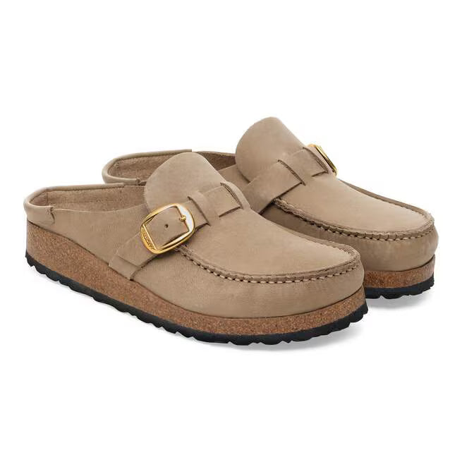 Birkenstock Buckley Oiled Leather Clog - Tobacco Brown