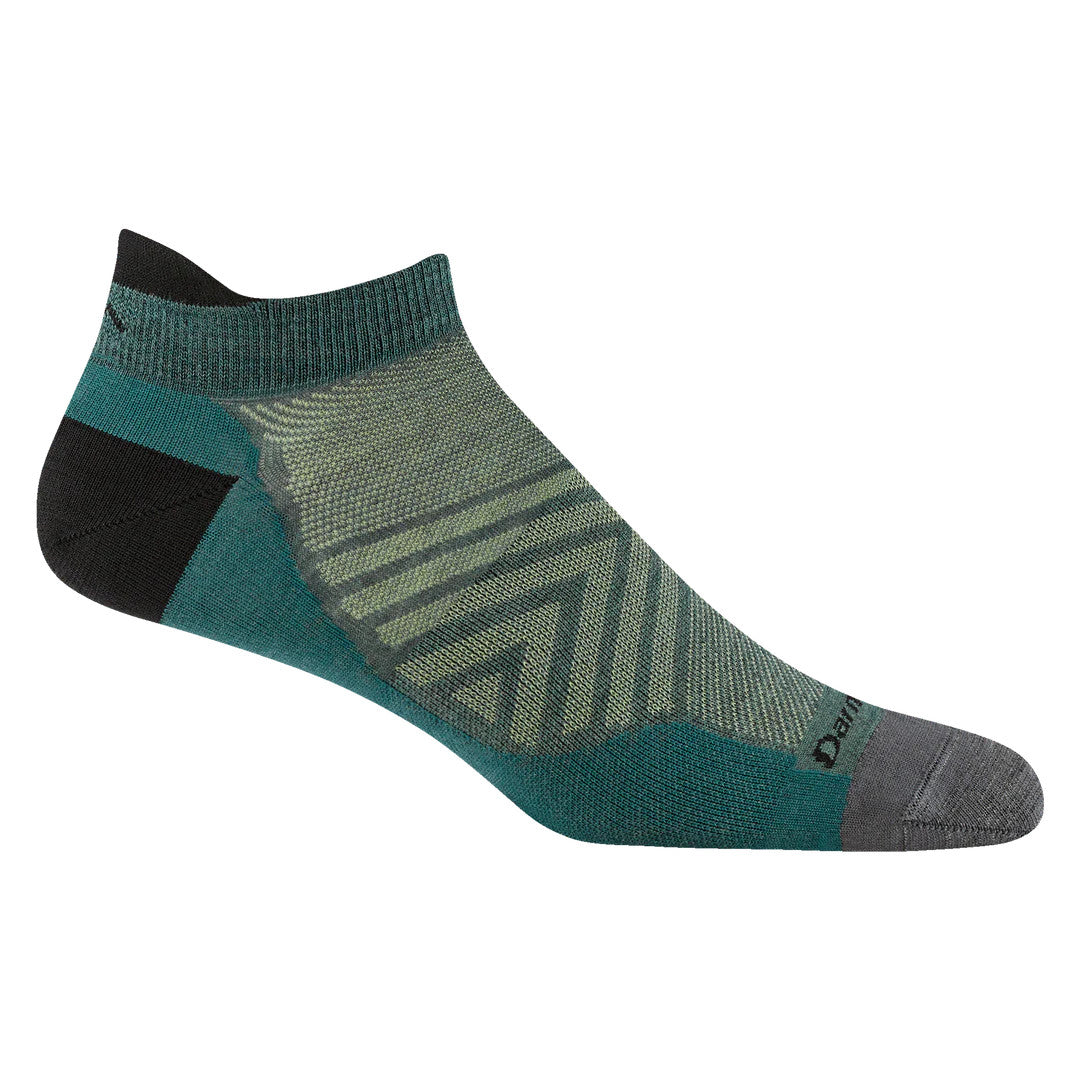 Darn Tough Men's Run No Show Tab No Cushion Ultra-Lightweight Running Sock - Teal