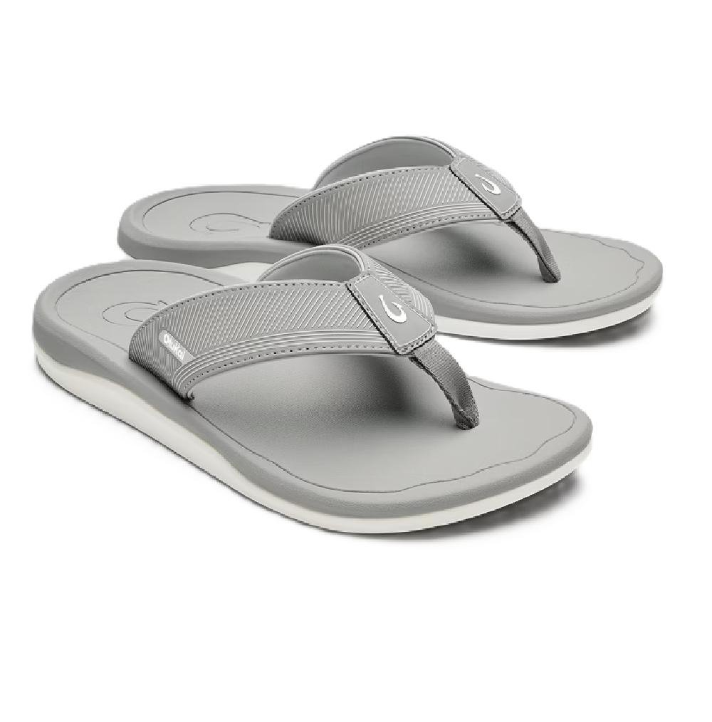 OluKai Men’s Ahi Kai Leather Slip-On Shoes
