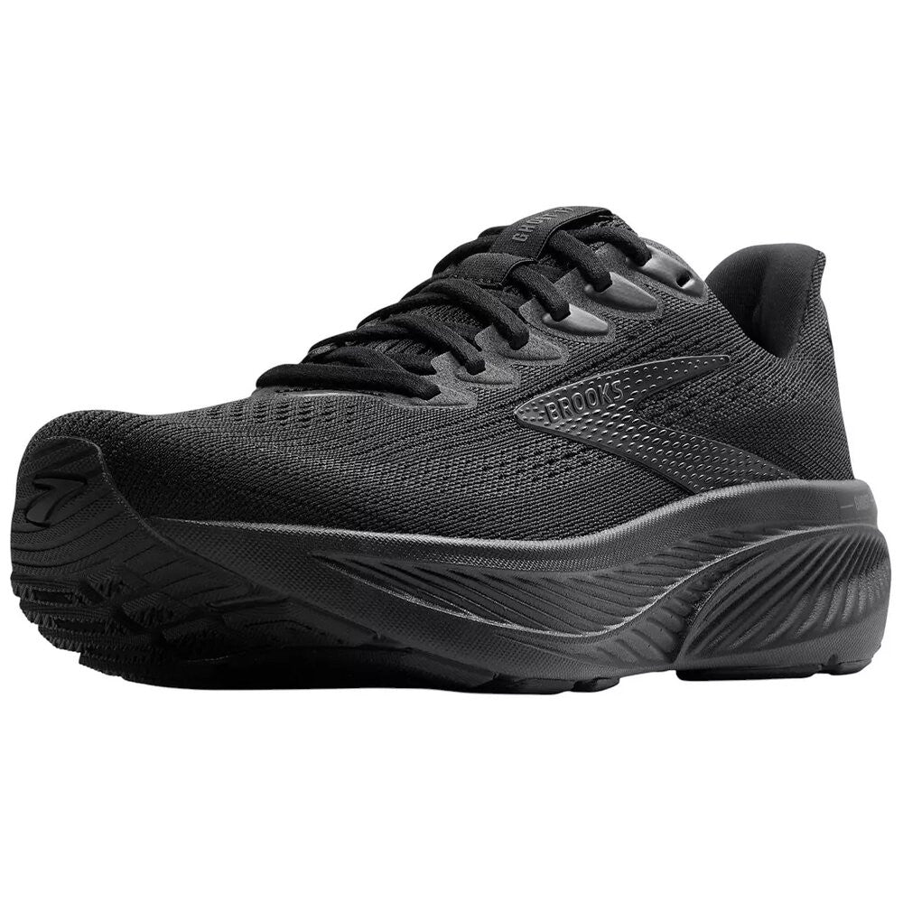 Brooks Men's Ghost 17 Running Shoes - Wide - Black/Black/Ebony