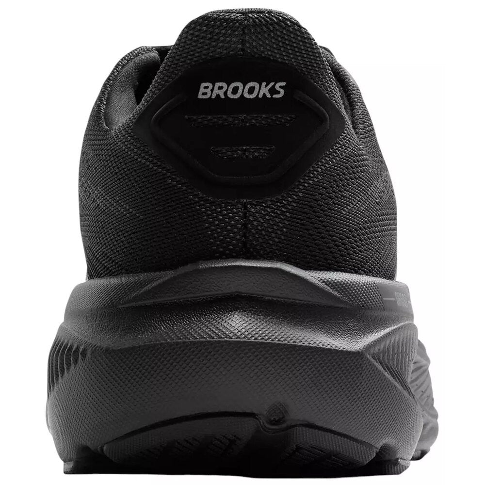 Brooks Men's Ghost 17 Running Shoes - Wide - Black/Black/Ebony