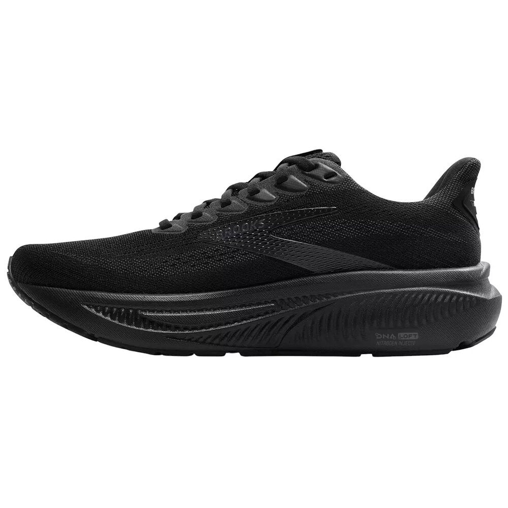 Brooks Men's Ghost 17 Running Shoes - Black/Black/Ebony