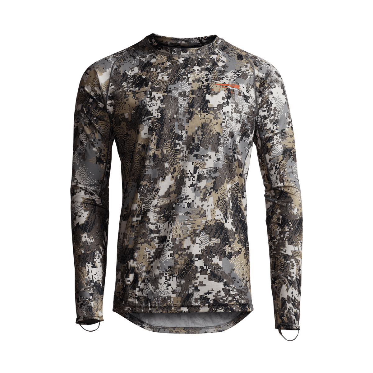 Sitka Core Lightweight Crew Long Sleeve Shirt Optifade Elevated II – Performance Hunting Base Layer