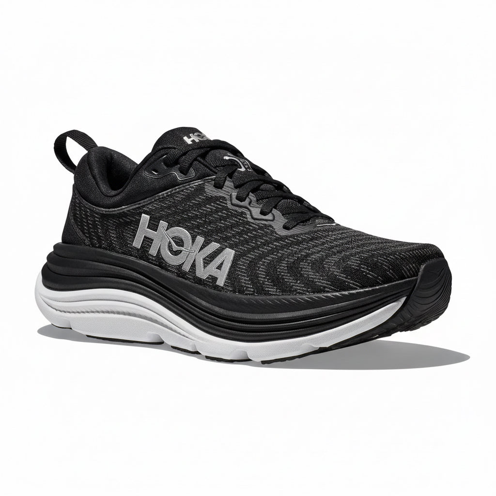Hoka Men's Gaviota 5 Running Shoe - Black/White