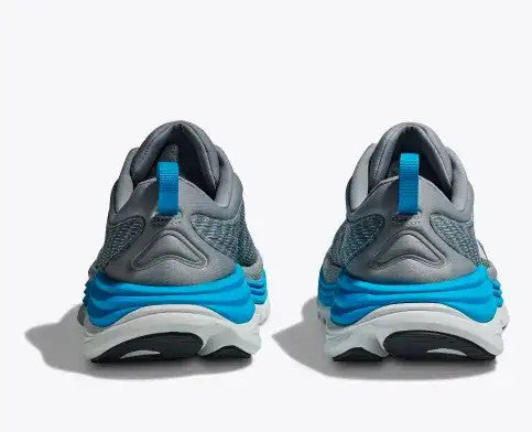 Hoka Men's Gaviota 5 Running Shoe - Limestone/Diva Blue