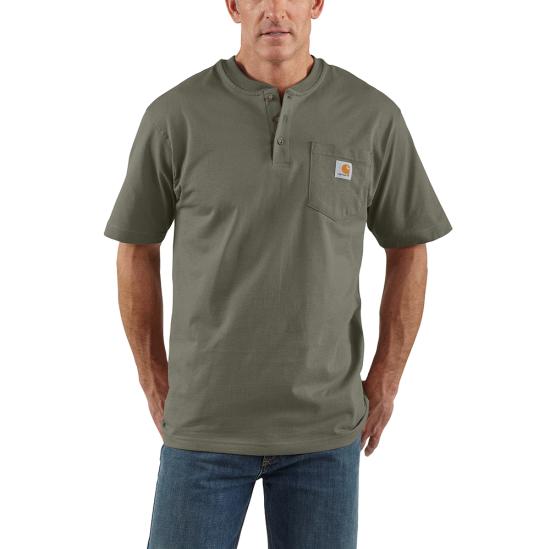 Carhartt Short Sleeve Workwear Henley T-Shirt