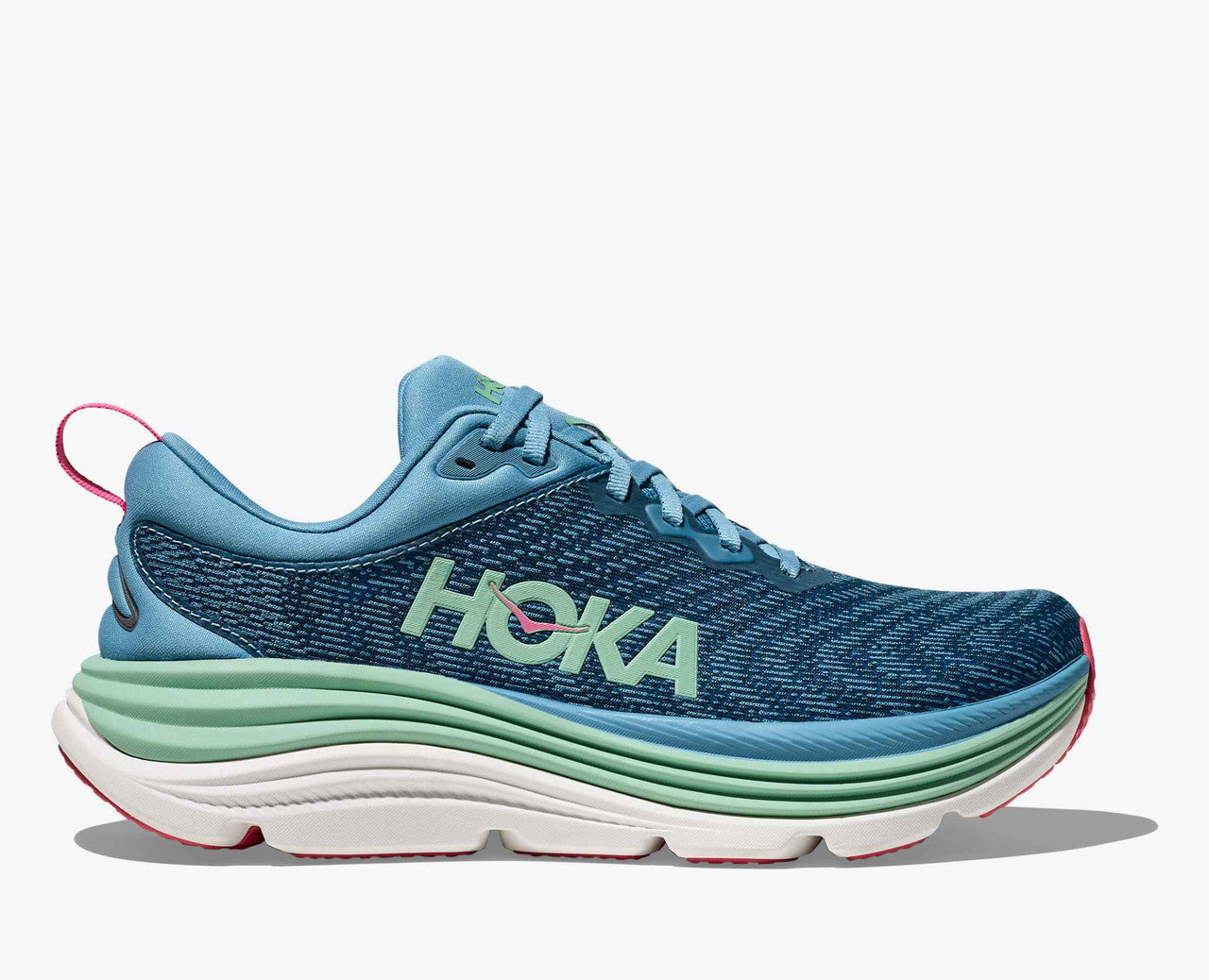Hoka Women's Gaviota 5 Wide - Alpine Blue/Jadeite