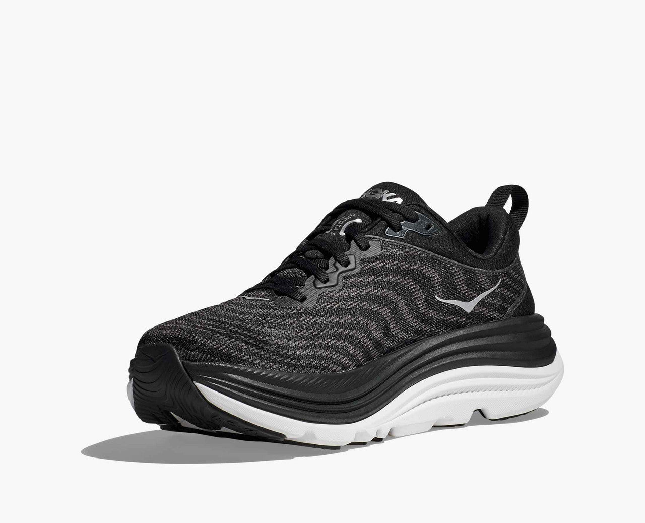 Hoka Women's Gaviota 5 Wide - Black/White