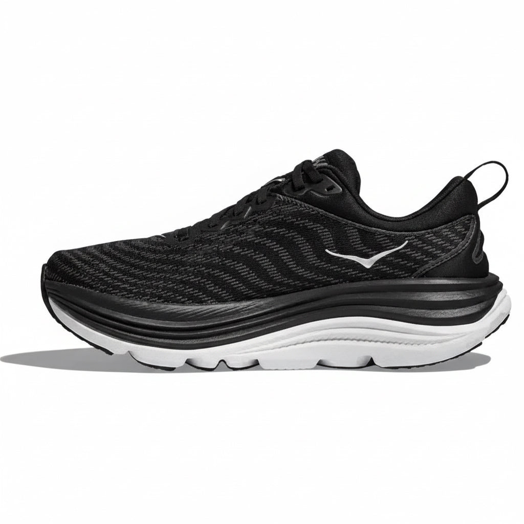 Hoka Women's Gaviota 5 Running Shoe - Black/White