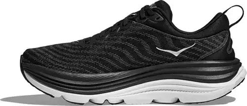 Hoka Women's Gaviota 5 Running Shoe - Black/White