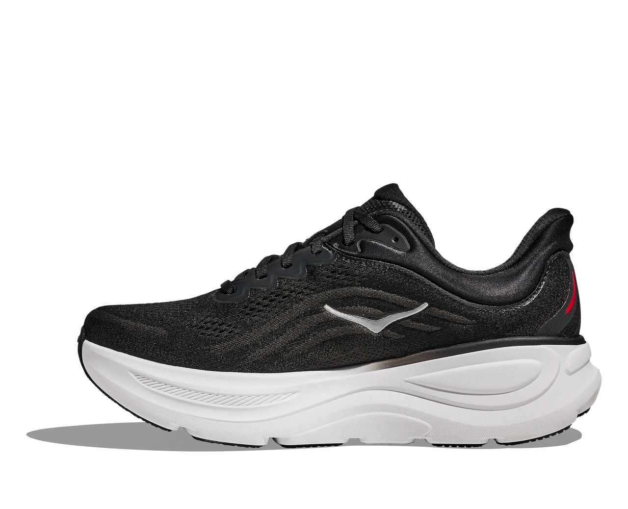 Hoka Men's Bondi 9 - Black/Vermillon
