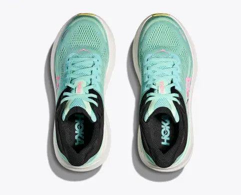 Hoka Women's Bondi 9 Wide - Blue Spark/Mint Fluorite